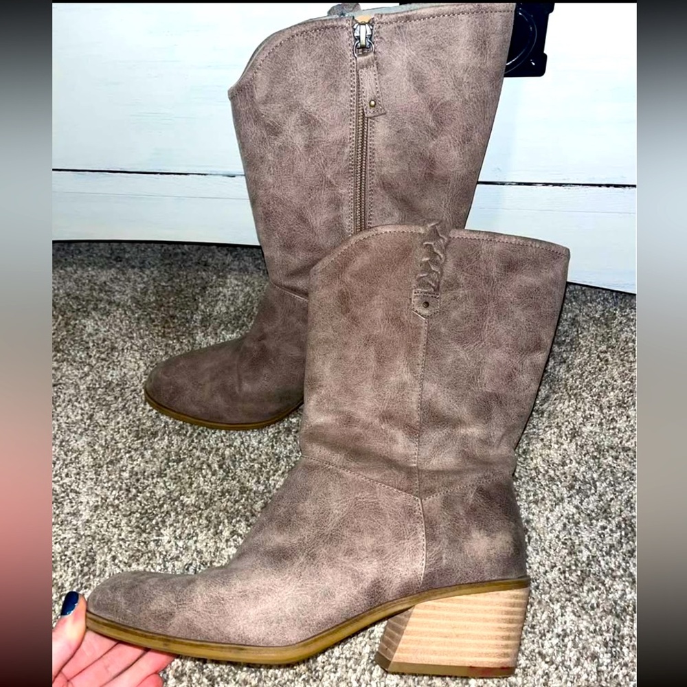 Dr. Scholls Cowgirl Boot Wide Calf, 9